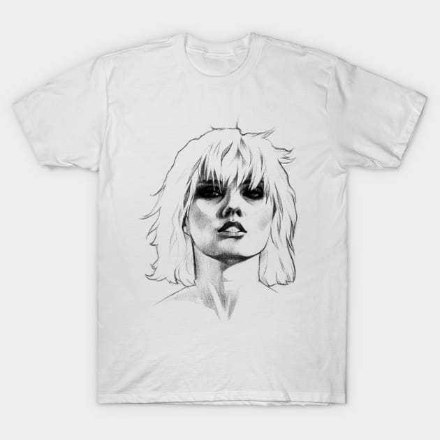 Debbie Harry Blondie T-Shirt by korobovart